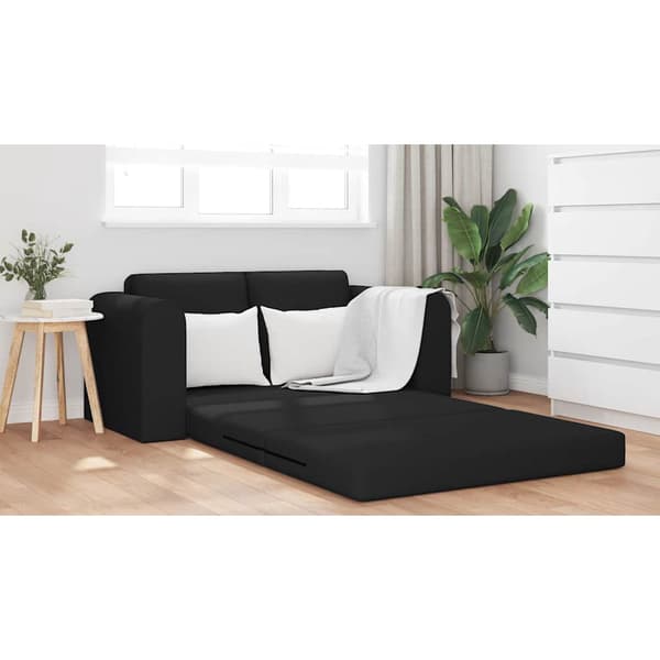 vidaXL Sovesofa 60cm Sort Stof