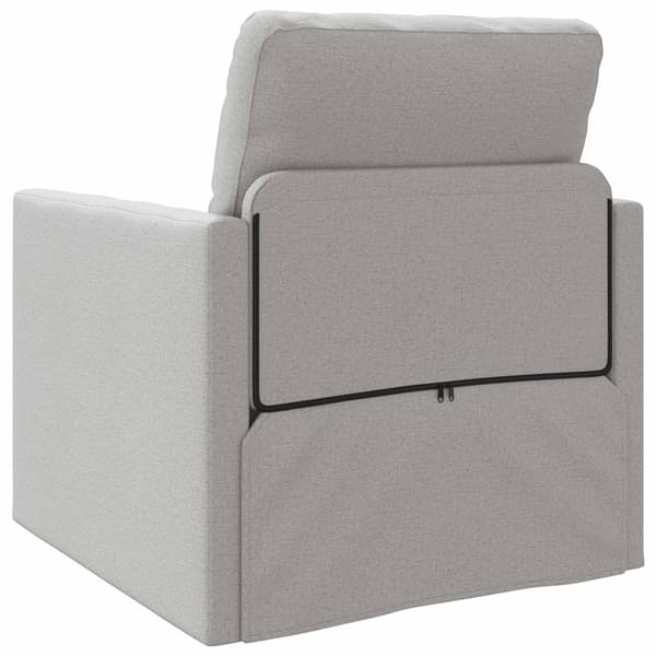 vidaXL Sovesofa 60cm Skygrå Stof