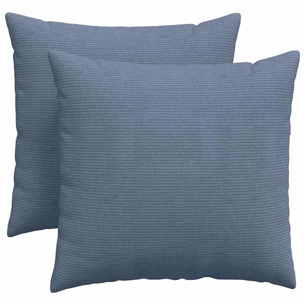 vidaXL Sofapuder 2 pcs Blå 45 x 45 cm Velourstof