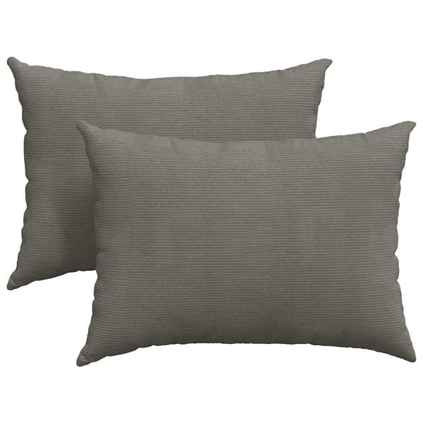 vidaXL Sofapuder 2 pcs Lysegrå 70 x 50 cm Velourstof