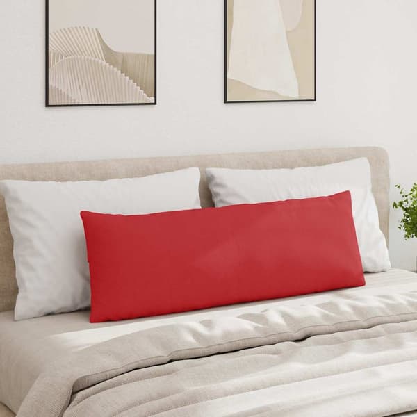 vidaXL Sofapuder 2 pcs Rød 120 x 40 cm Stof