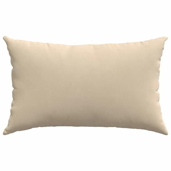 vidaXL Sofapuder 2 pcs Creme 50 x 30 cm Stof