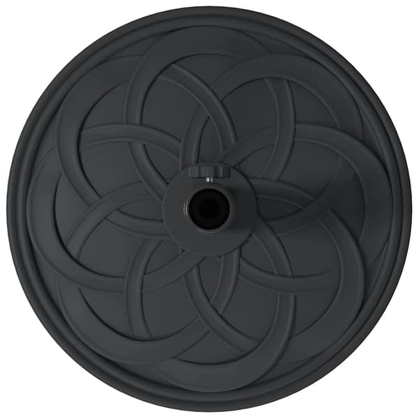 vidaXL Parasolfod Sort Ø38-48 mm