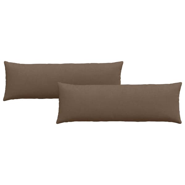 vidaXL Sofapuder 2 pcs Brun 120 x 40 cm Stof