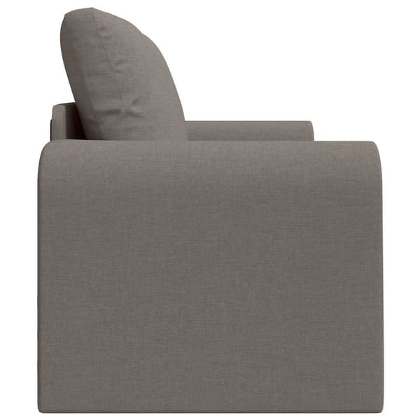 vidaXL Sovesofa 60cm Gråbrun Stof