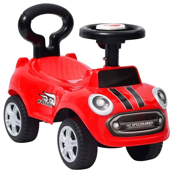 vidaXL Potkuauto punainen