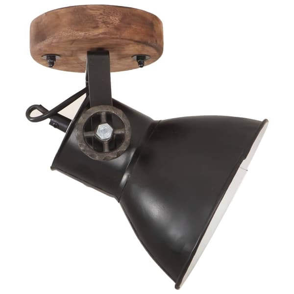 vidaXL industrielle væg-/loftlamper 2 stk. 20x25 cm E27 mat sort