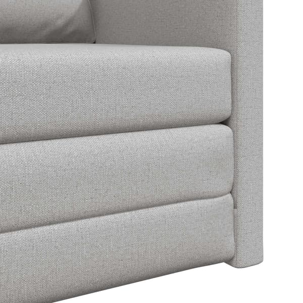 vidaXL Sovesofa 60cm Skygrå Stof
