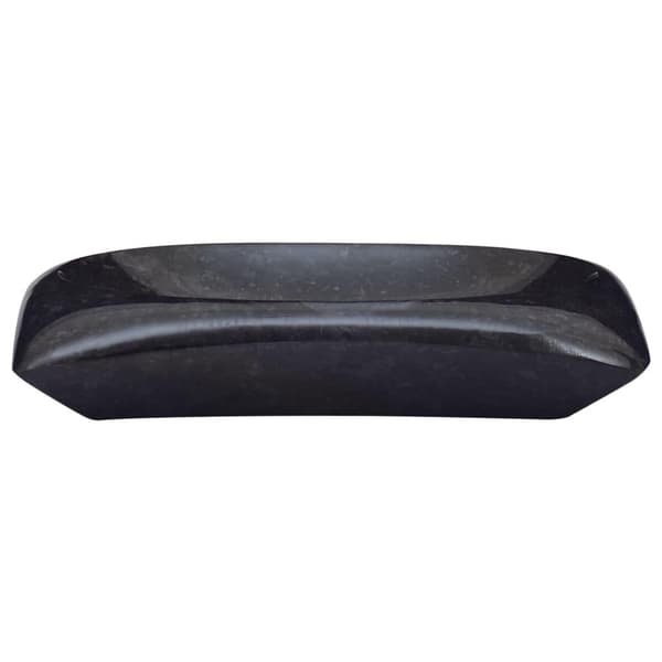 vidaXL håndvask 50x35x10 cm marmor sort