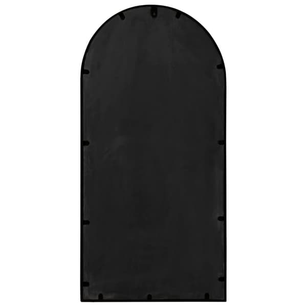 vidaXL spejl 90x45 cm jern sort