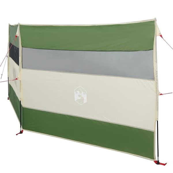 vidaXL Camping Windbreak Green 340x130 cm Vedenpitävä