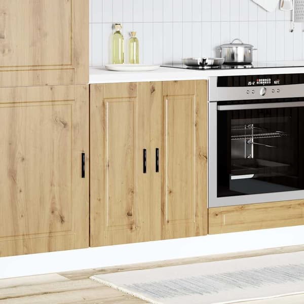 vidaXL køkkenunderskab Porto egetræ konstrueret træ