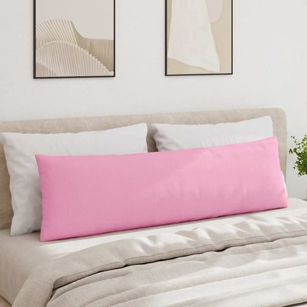 vidaXL Sofapuder 2 pcs Lyserød 145 x 40 cm Stof