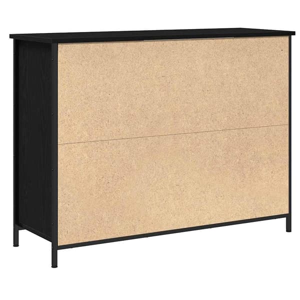 vidaXL Sideboard Sort eg 100 x 35 x 75 cm