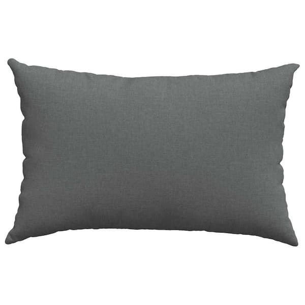 vidaXL Sofapuder 2 pcs Mørkegrå 60 x 40 cm Stof