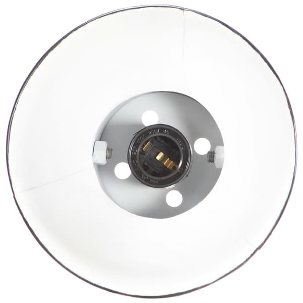 vidaXL industriel væglampe 65x25 cm E27 mat sort