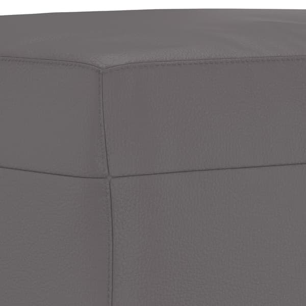vidaXL sofasæt 3 dele med puder kunstlæder grå