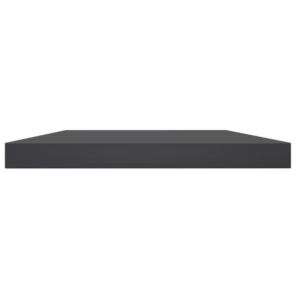 vidaXL boghylder 4 stk. 60x10x1,5 cm spånplade grå