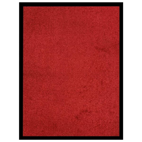 vidaXL dørmåtte 60x80 cm rød