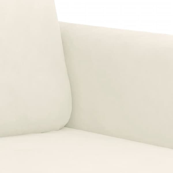 vidaXL sofasæt 3 dele velour cremefarvet