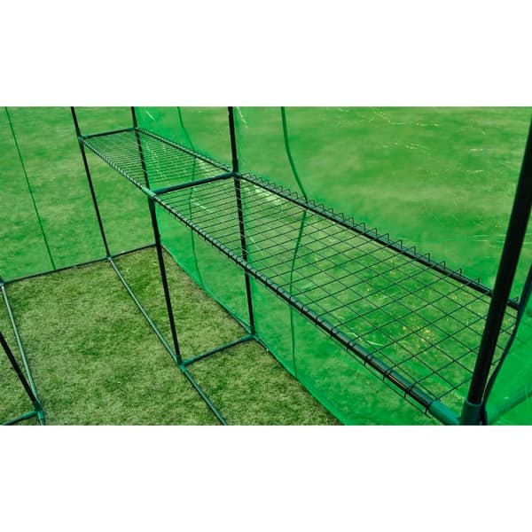 vidaXL Kasvihuone teräs XL