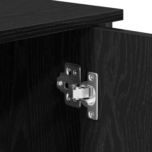 vidaXL Sideboard Sort eg 100 x 35 x 75 cm