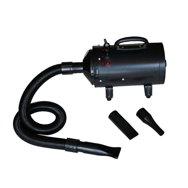 vidaXL blower til hund 3 dyser 2400 W sort