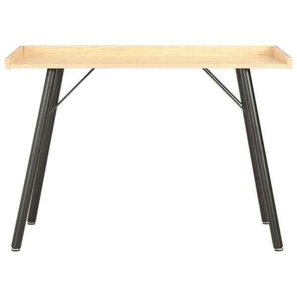 vidaXL skrivebord 90x50x79 cm egetræsfarve