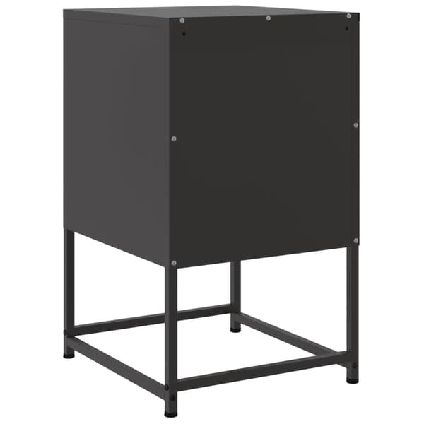 vidaXL sengebord 36x39x60,5 cm stål sort
