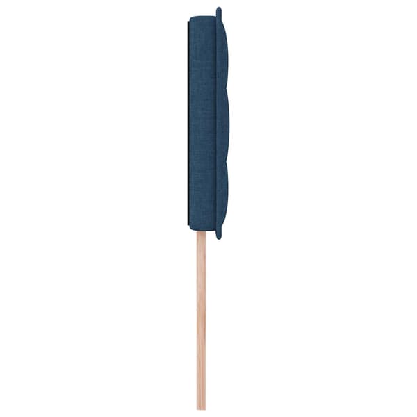 vidaXL Hovedgærde Blå 90 cm Stof