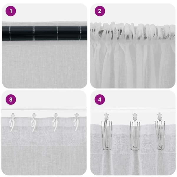 vidaXL Verhosatiini 2 pcs Vaaleanharmaa 175 x 140 cm Polyesteri