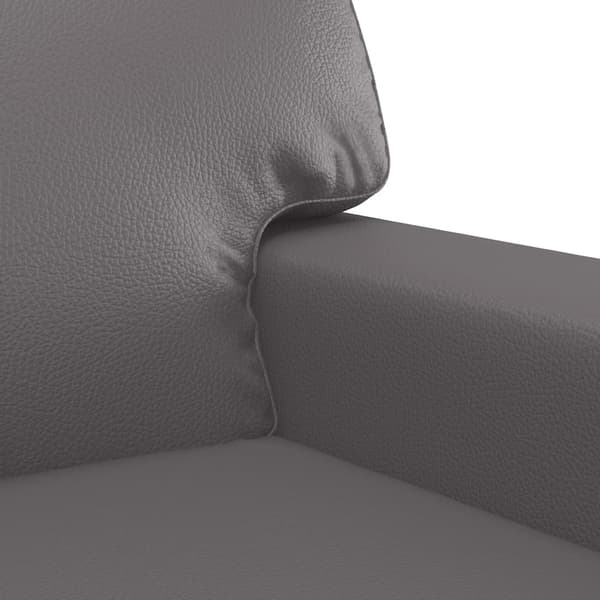 vidaXL sofasæt 2 dele kunstlæder grå