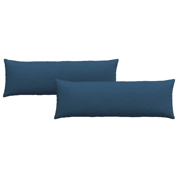 vidaXL Sofapuder 2 pcs Blå 120 x 40 cm Stof