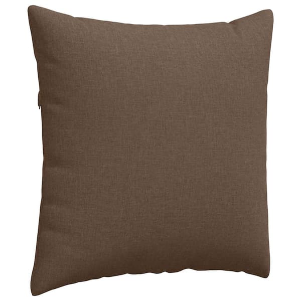 vidaXL Sofapuder 2 pcs Brun 60 x 60 cm Stof