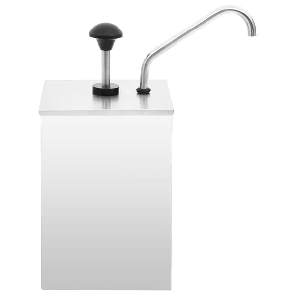 vidaXL saucedispenser 3,5 l rustfrit stål