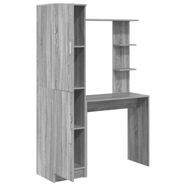 vidaXL Pöytä 2 pcs Harmaa Sonoma