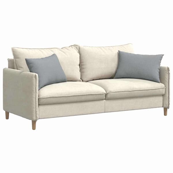 vidaXL Sofapuder 2 pcs Lysegrå 60 x 40 cm Stof