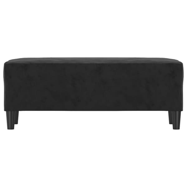 vidaXL bænk 100x35x41 cm velour sort