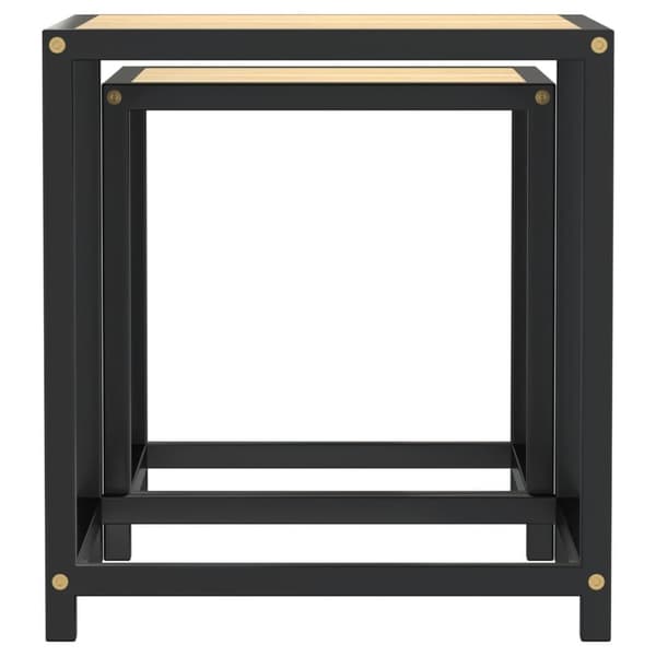 vidaXL sideborde 2 stk. MDF sonoma-eg