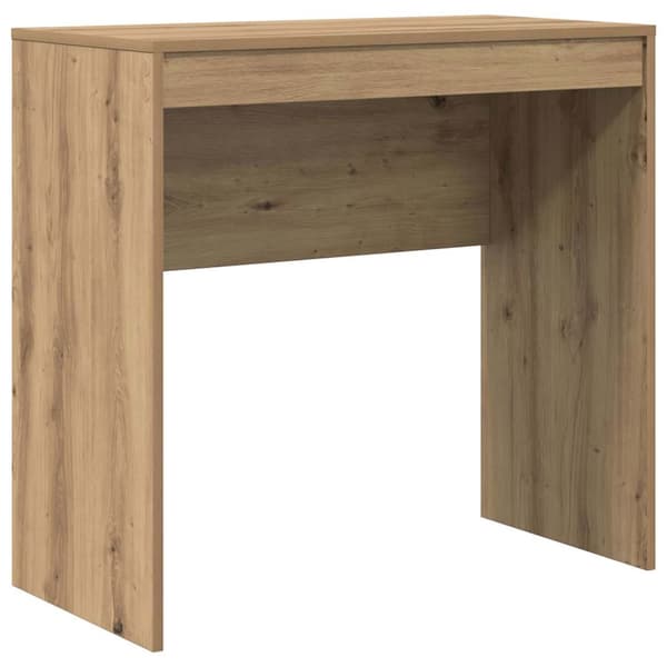 vidaXL Bord Artisan Egetræ 80 x 40 x 76 cm
