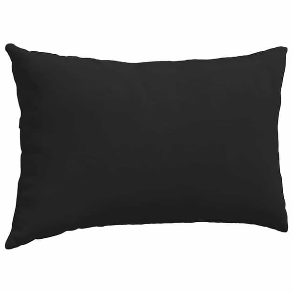 vidaXL Sofapuder 2 pcs Sort 50 x 30 cm Stof