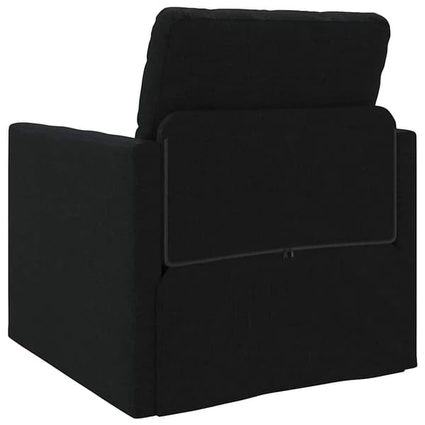 vidaXL Sovesofa 60cm Sort Stof