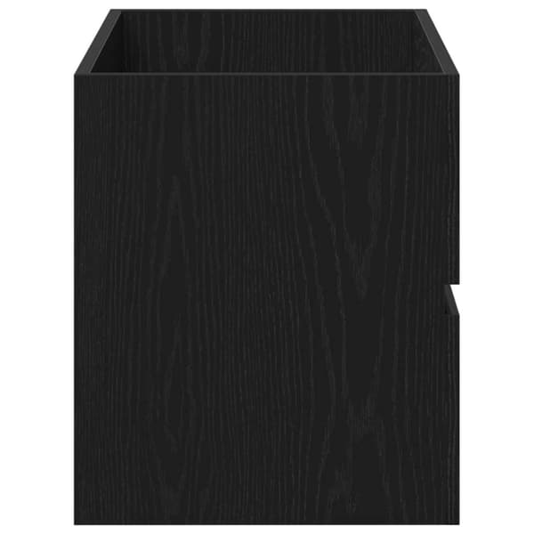 vidaXL underskab 80x38,5x45 cm konstrueret træ sort egetræ