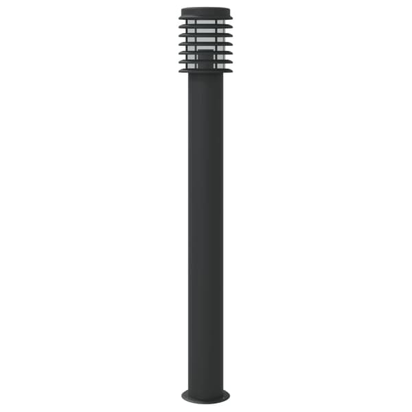 vidaXL udendørs standerlamper 3 stk. 110 cm rustfrit stål sort