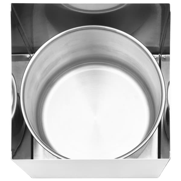 vidaXL saucedispenser 3,5 l rustfrit stål