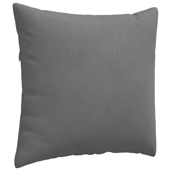 vidaXL Sofapuder 2 pcs Mørkegrå 50 x 50 cm Stof