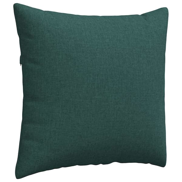 vidaXL Sofapuder 2 pcs Mørkegrøn 45 x 45 cm Stof