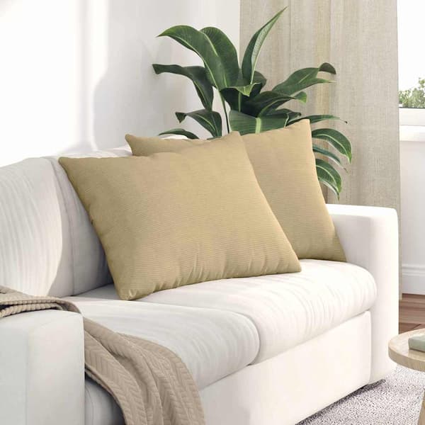 vidaXL Sofapuder 2 pcs Grågrøn 70 x 50 cm Velourstof