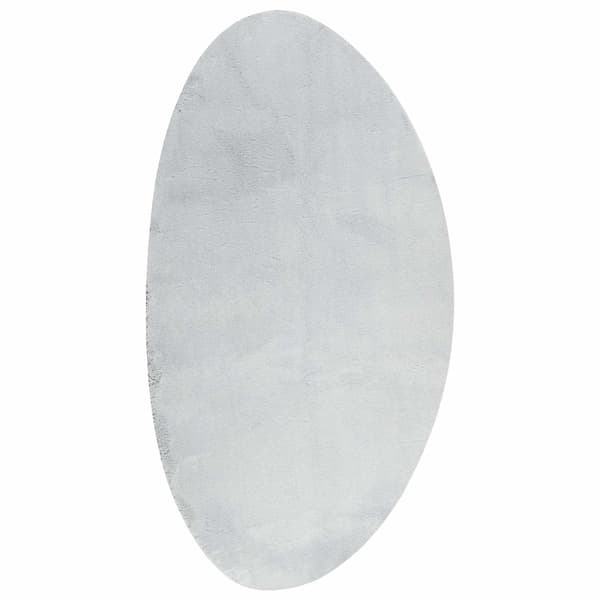 vidaXL Områdetæpper HUARTE Grå 80 x 150 cm Polyester