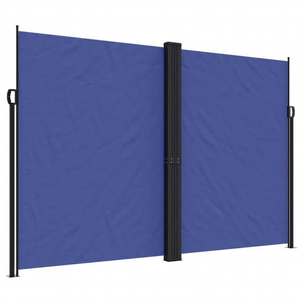 vidaXL sidemarkise 220x600 cm sammenrullelig blå